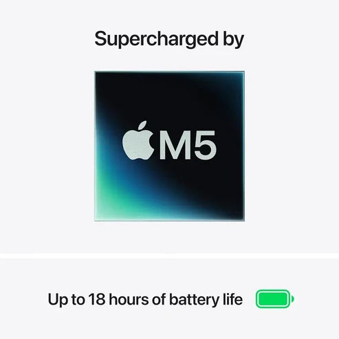 Apple 2026 MacBook Air 13″ Laptop with M5 chip: 34.46 cm (13.6-Inch) Liquid Retina Display, 16GB Unified Memory, 512GB SSD Storage, 10-core CPU, 8-core GPU