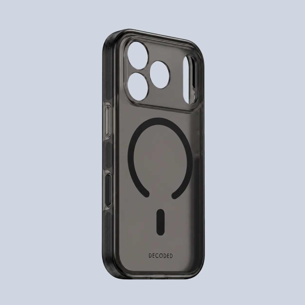 Decoded DropTec MagSafe Back Cover for iPhone 18 Pro Max / 17 Pro Max – Smoke Black