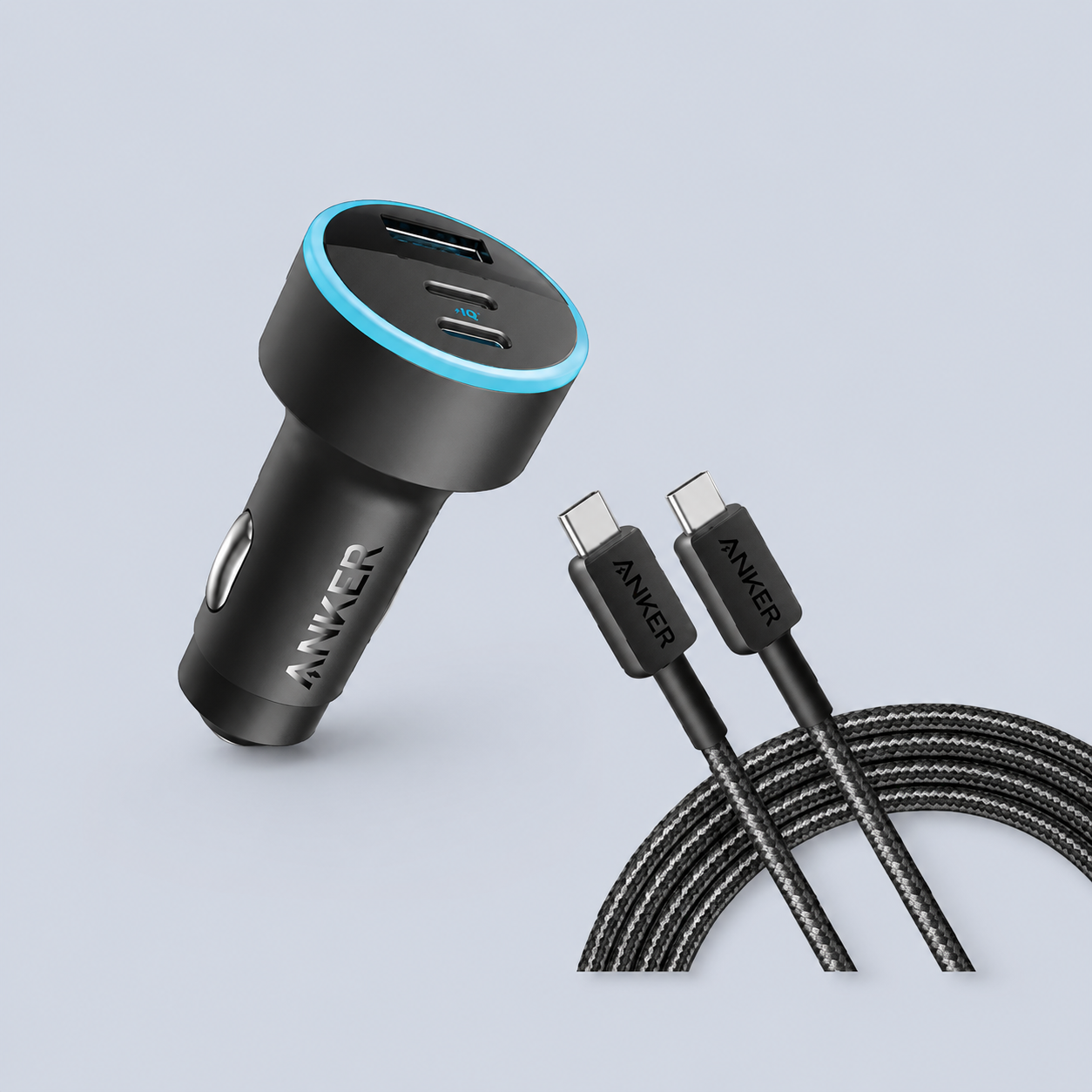 Anker 335 Car Charger(67W) Bundle Black