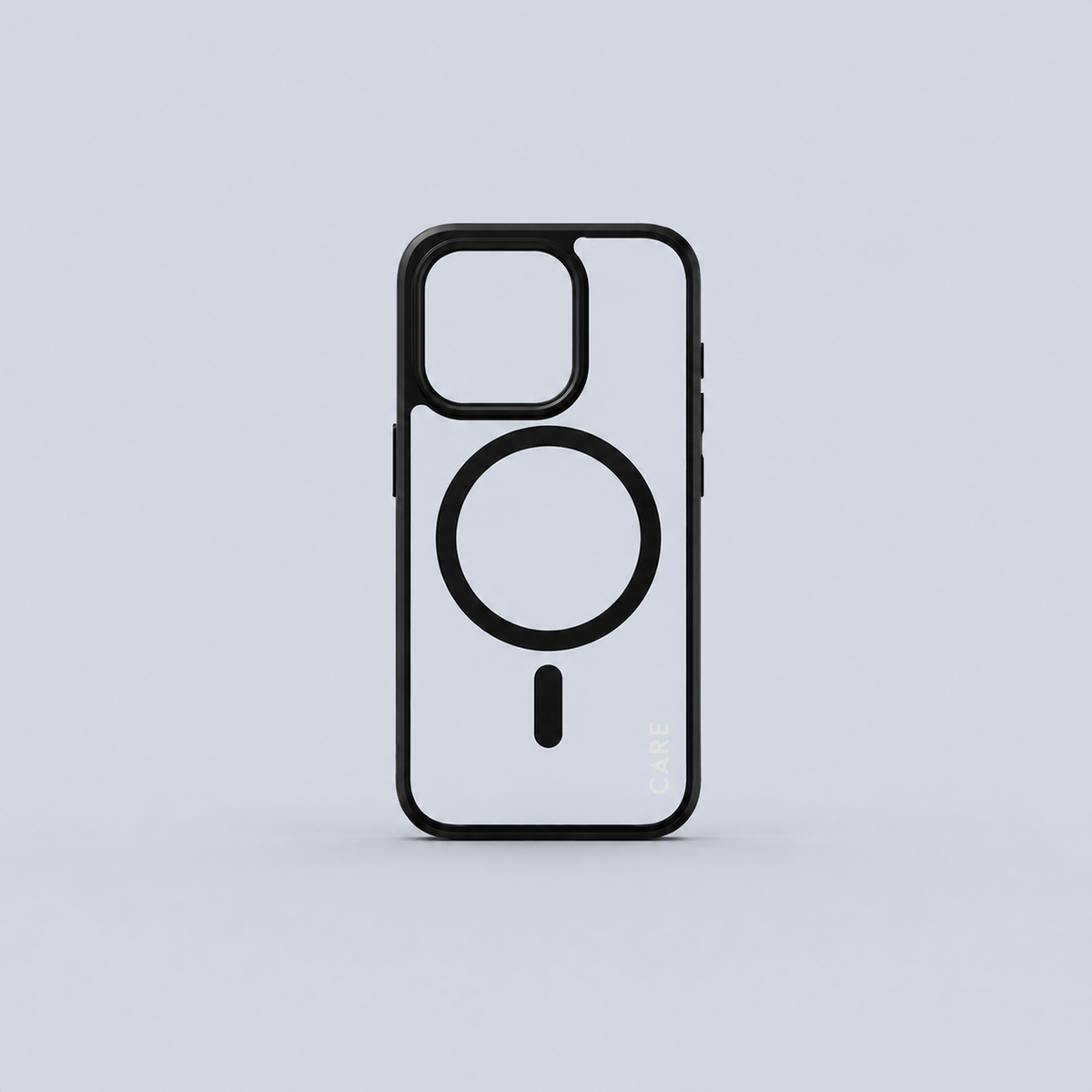 جراب ⁦PanzerGlass CARE MagSafe⁩ لـ ⁦iPhone 15 Pro -⁩ أسود / شفاف