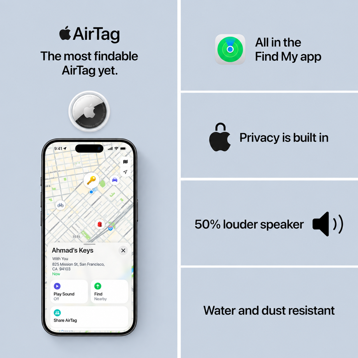Apple AirTag (2nd Generation) – 1 Pack