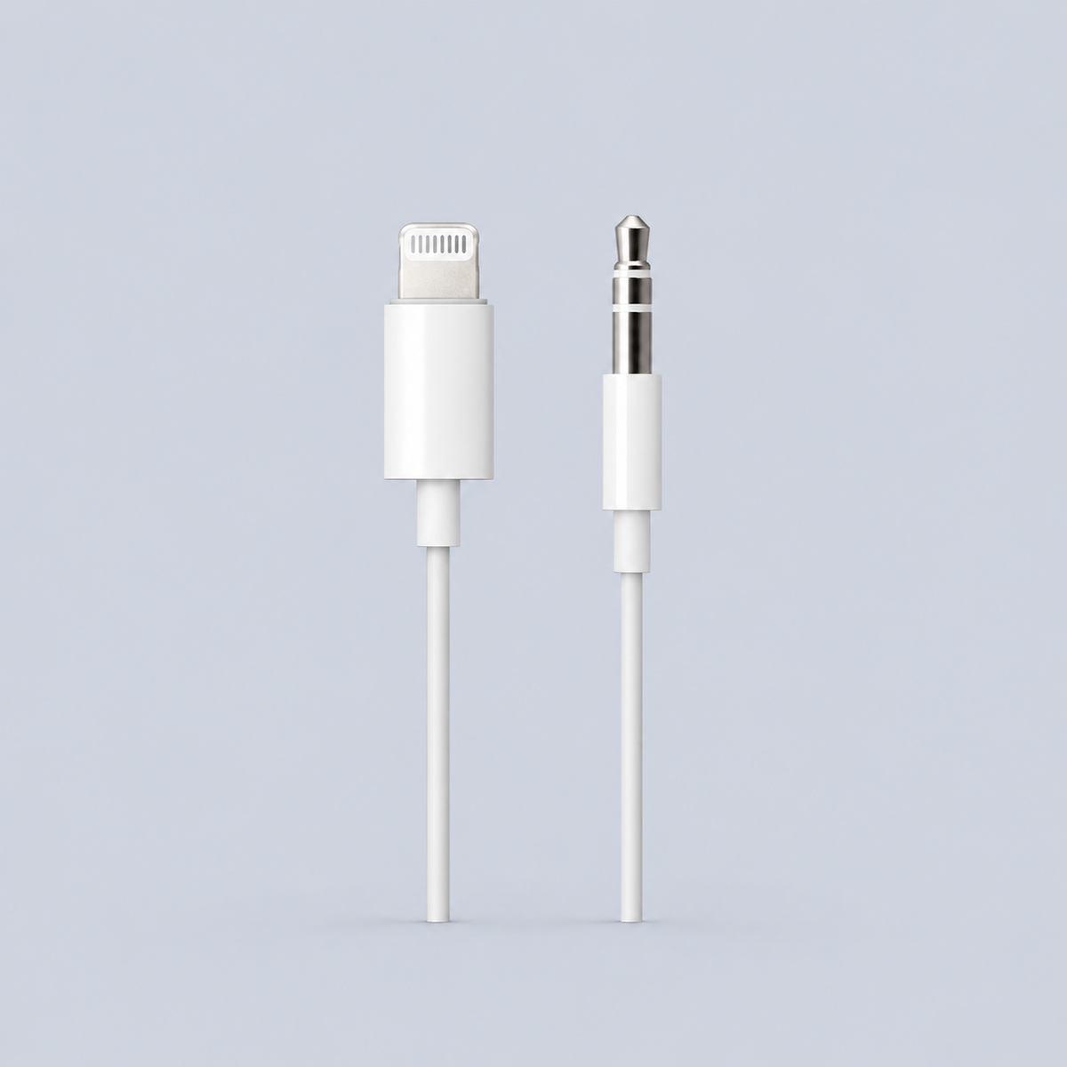 كابل صوت ⁦Apple Lightning⁩ إلى ⁦3.5⁩ مم بطول ⁦1.2⁩ م - أبيض