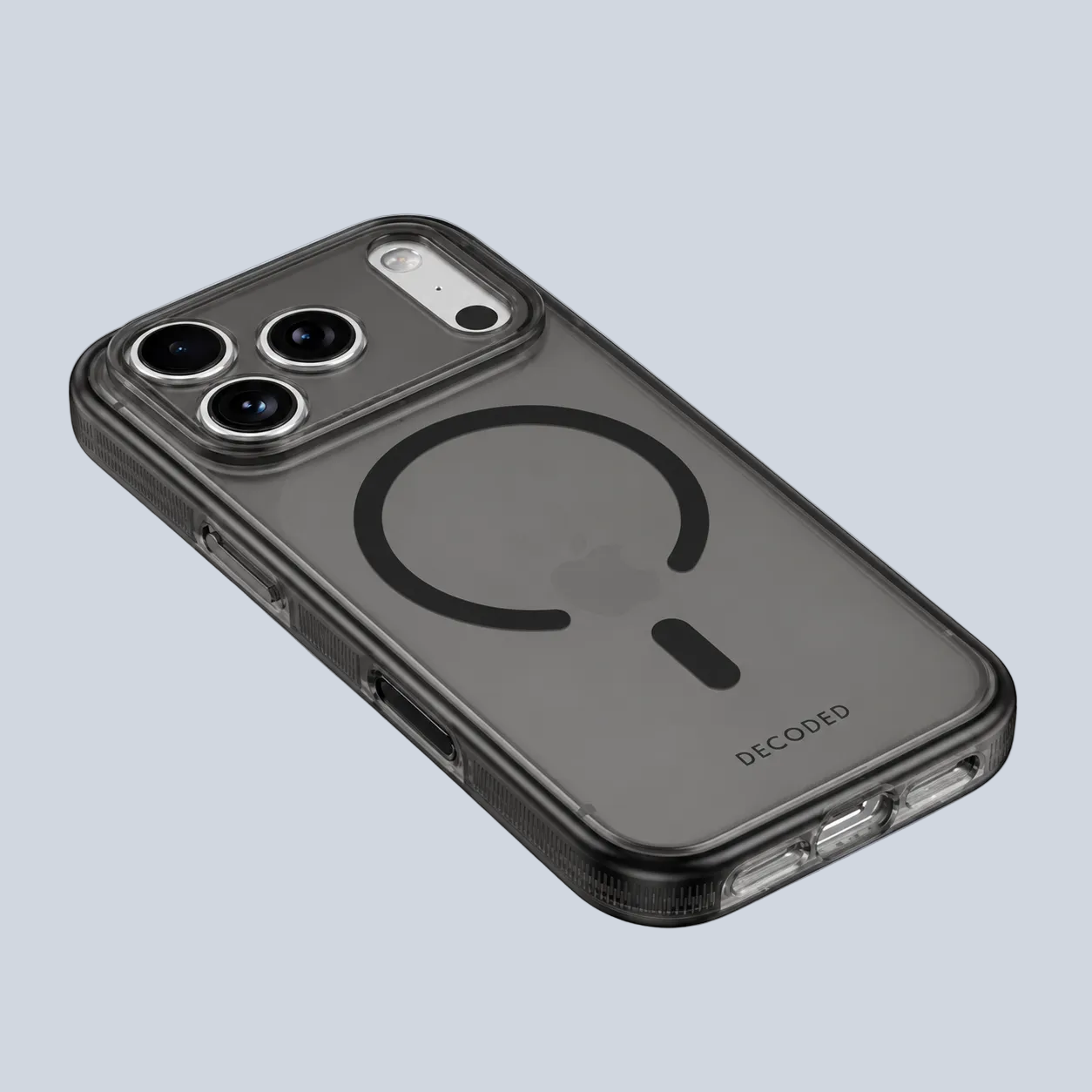 Decoded DropTec MagSafe Back Cover for iPhone 18 Pro Max / 17 Pro Max – Smoke Black