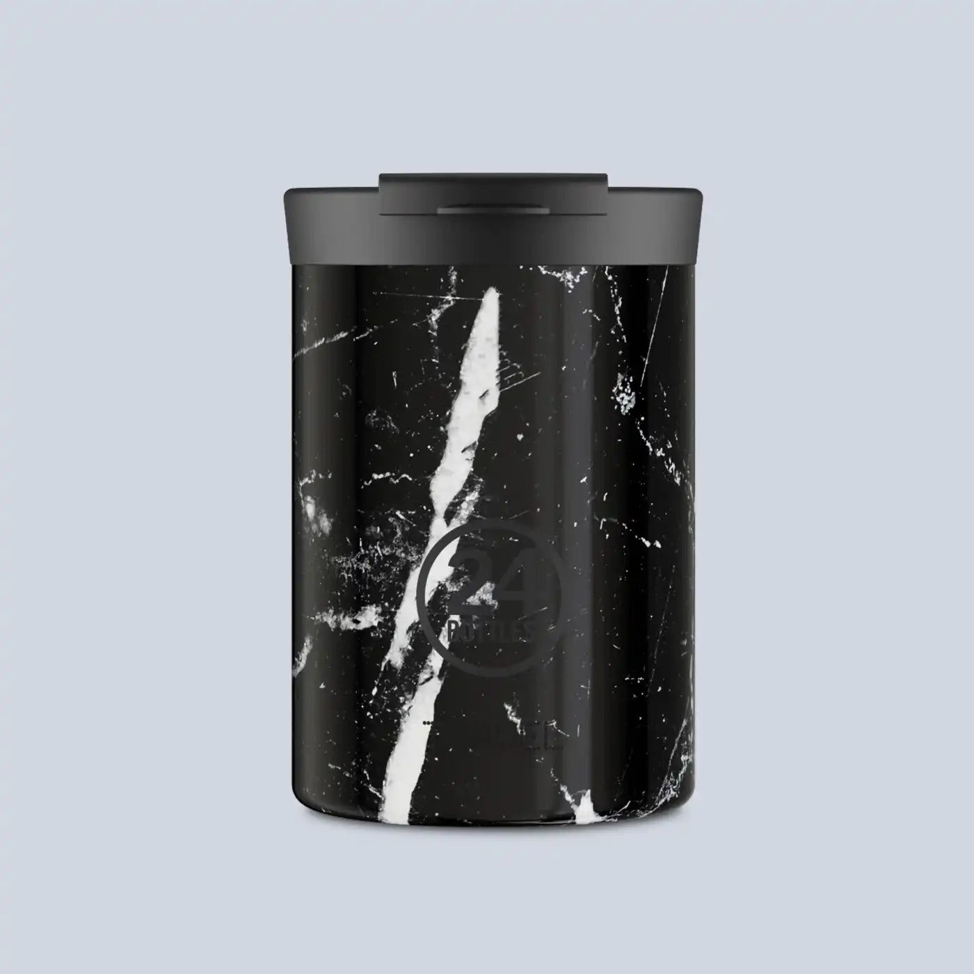 24bottles Travel Tumbler 350ML Black Marble product photo