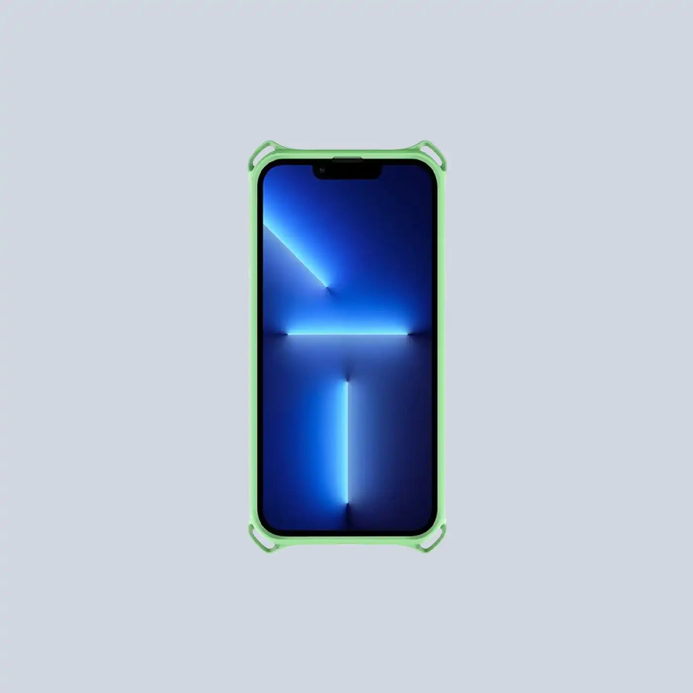 غطاء ⁦Itskins⁩ هجين ⁦Sling⁩ لـ ⁦iPhone 13 Pro Max (6.7) -⁩ أخضر فاتح وشفاف