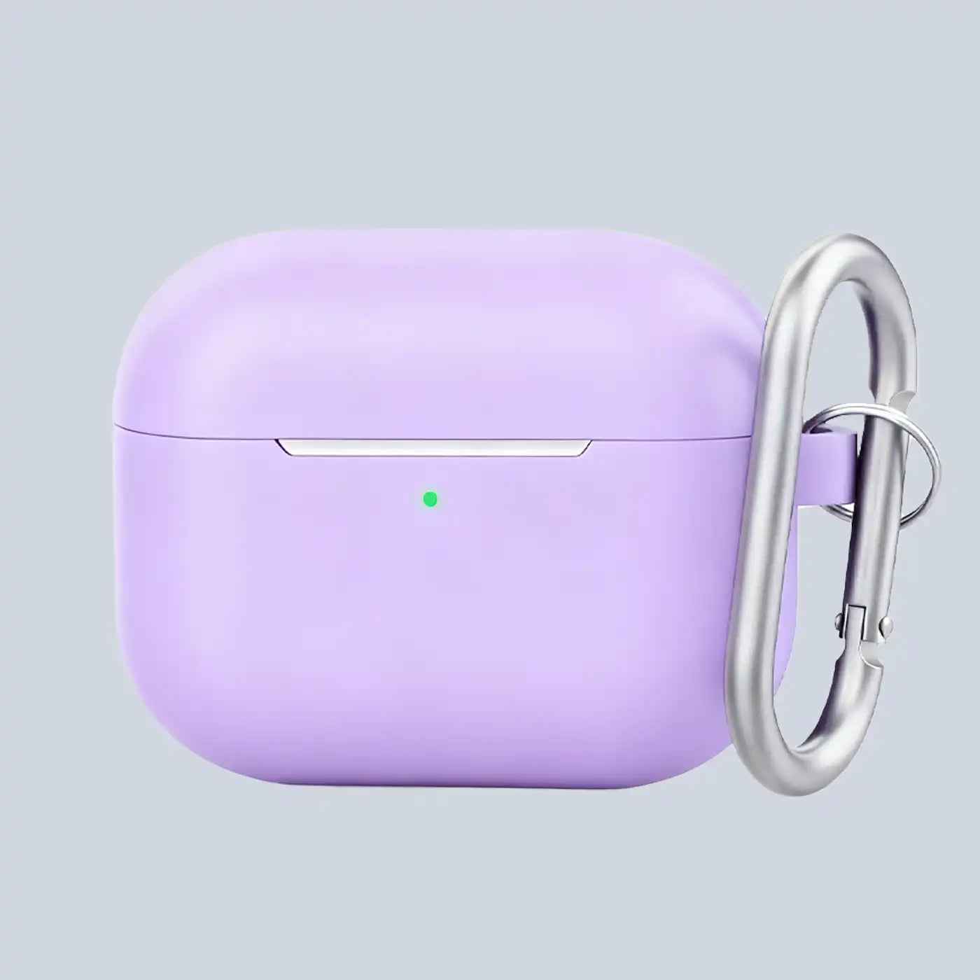 Ahastyle Silicone Keychain Case for Apple AirPods 3 Lavander product photo