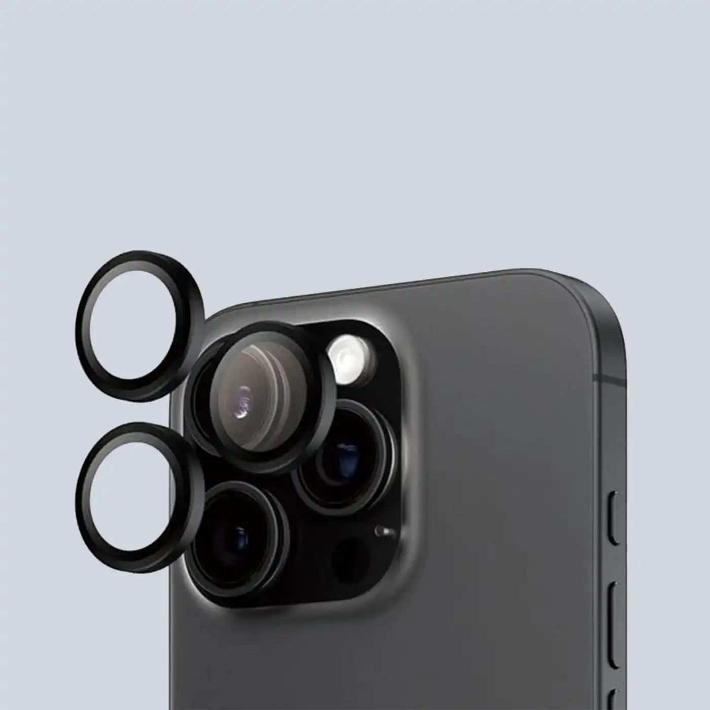 ⁦PanzerGlass⁩® ⁦Hoops⁩® ⁦Black Camera Lens Protector iPhone 16 Pro⁩ | ⁦16 Pro Max⁩