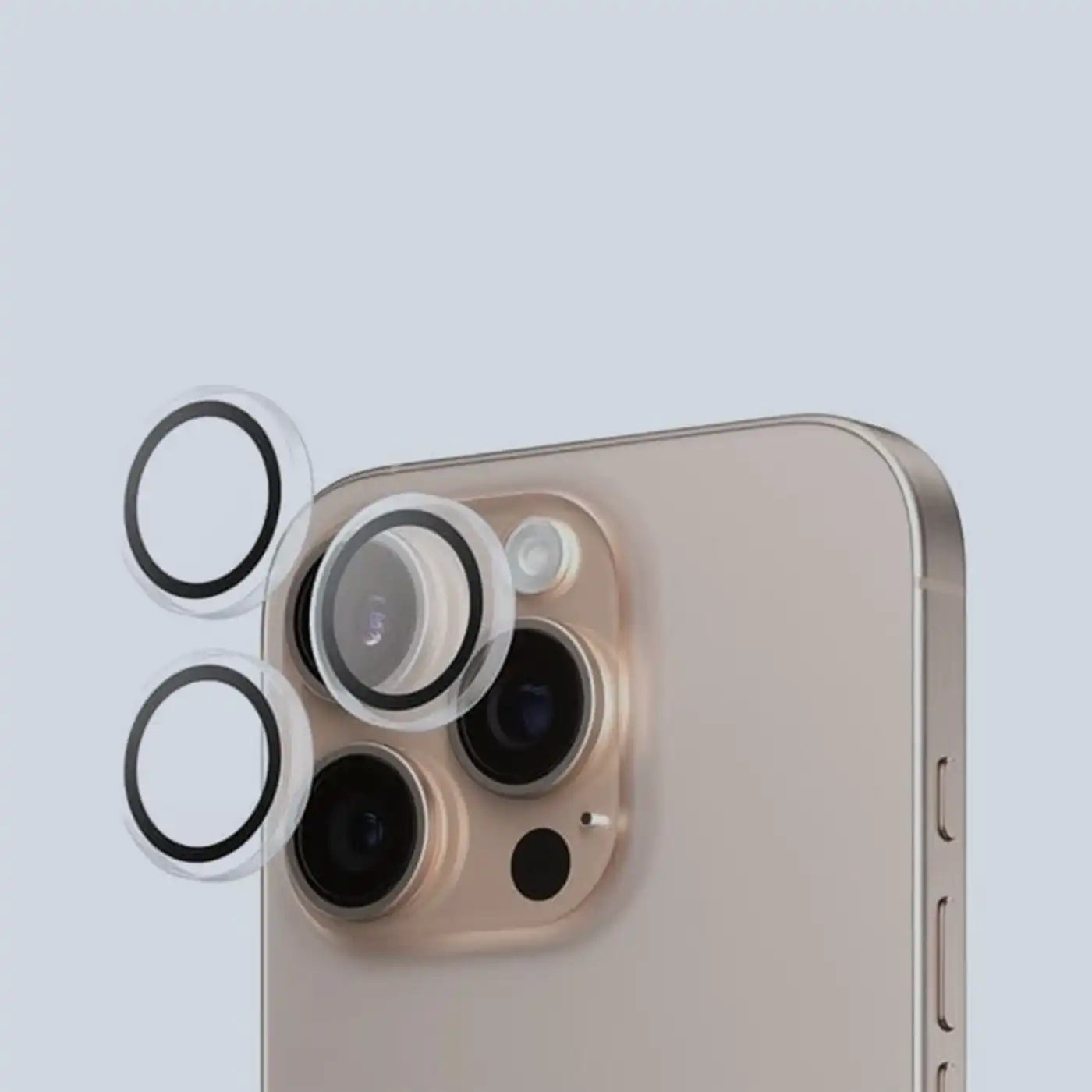 ⁦PanzerGlass⁩® ⁦Hoops⁩® ⁦Transparent Camera Lens Protector iPhone 16 Pro⁩ | ⁦16 Pro Max⁩