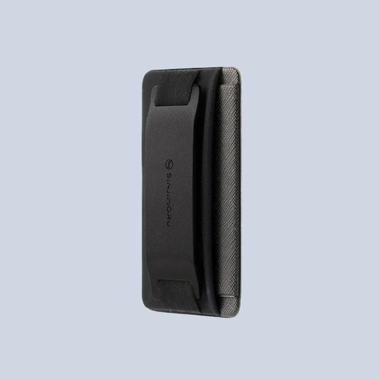 Sinjimoru Sinji Pouch B-Grip Wallet Grip Stand- Black product photo