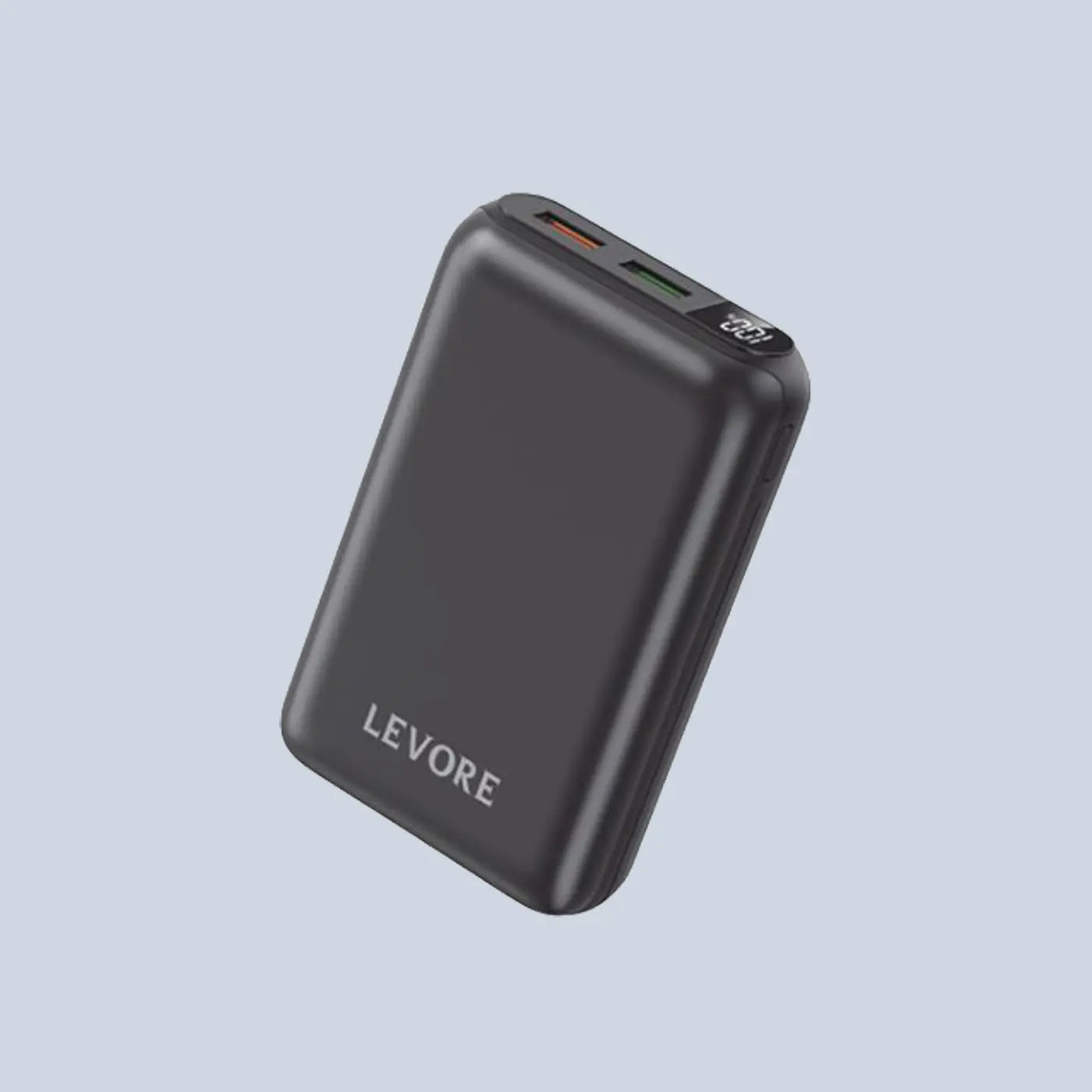 Levore PowerBank 20000mAh Fast Charging with 2 USB Ports - Black