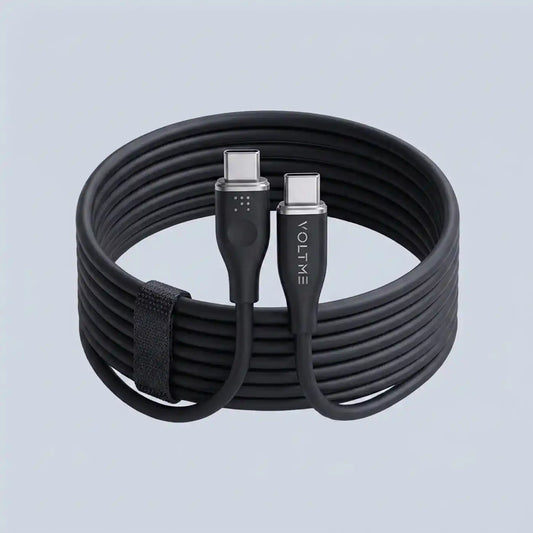 Voltme Powerlink Moss Liquid Silicon Cable Type C to Type C 5A 1M 100W Emarker