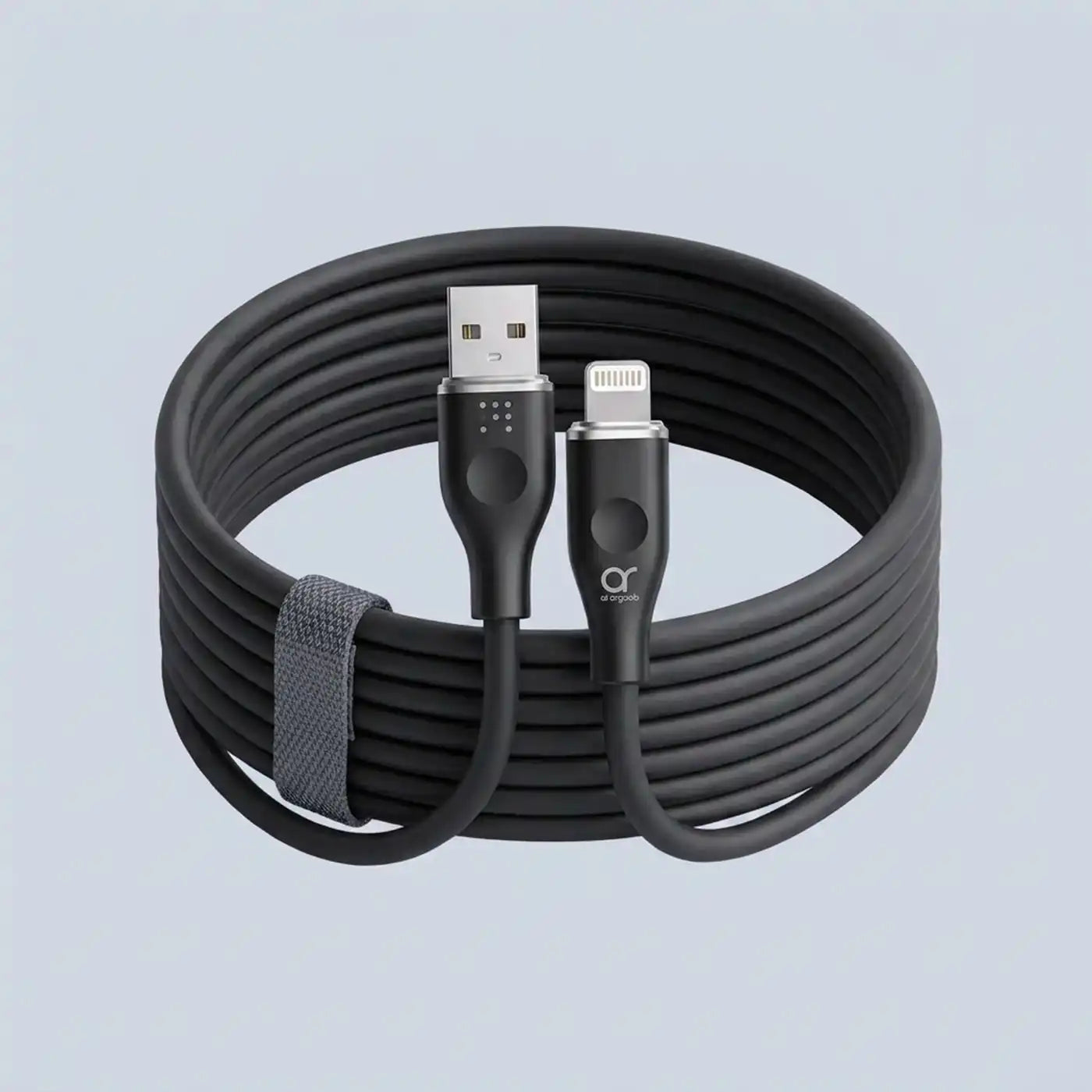 Voltme Powerlink Moss Liquid Silicon Cable USB A to Lightning 3A 1 2M Zinc-Alloy