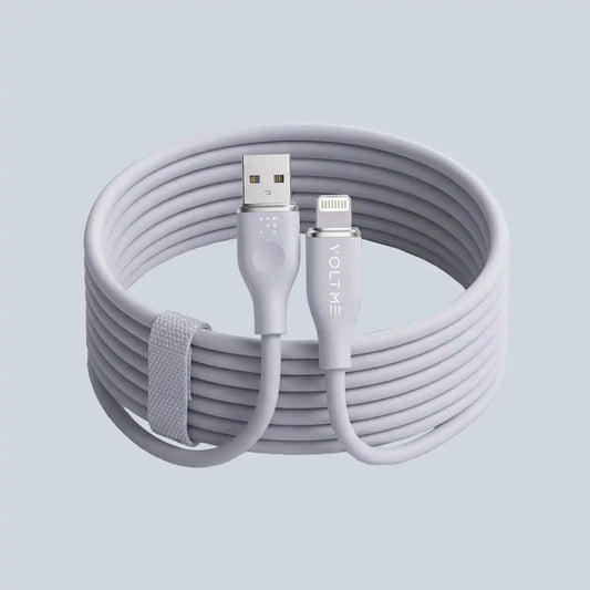 Voltme Powerlink Moss Liquid Silicon Cable USB A to Lightning 3A 1 2M Zinc-Alloy