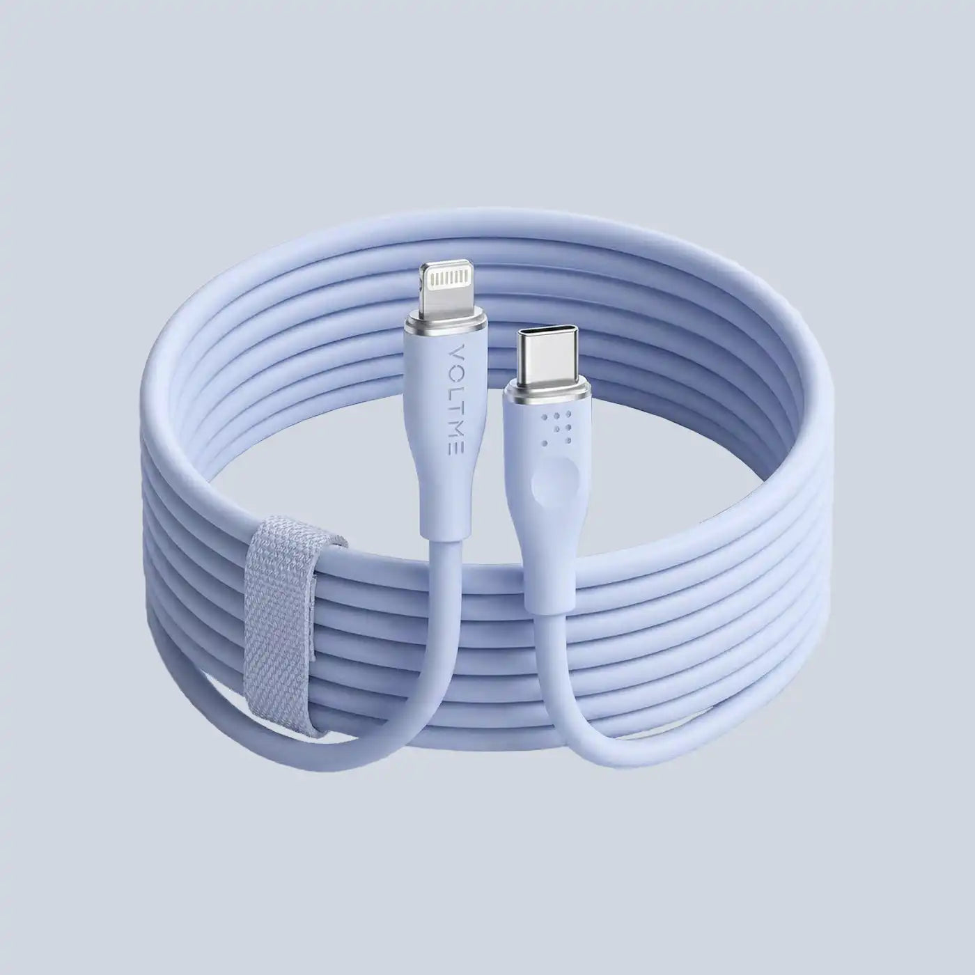 Voltme Powerlink Moss Liquid Silicon Cable Type C to Lightning 3A 1 2M product photo