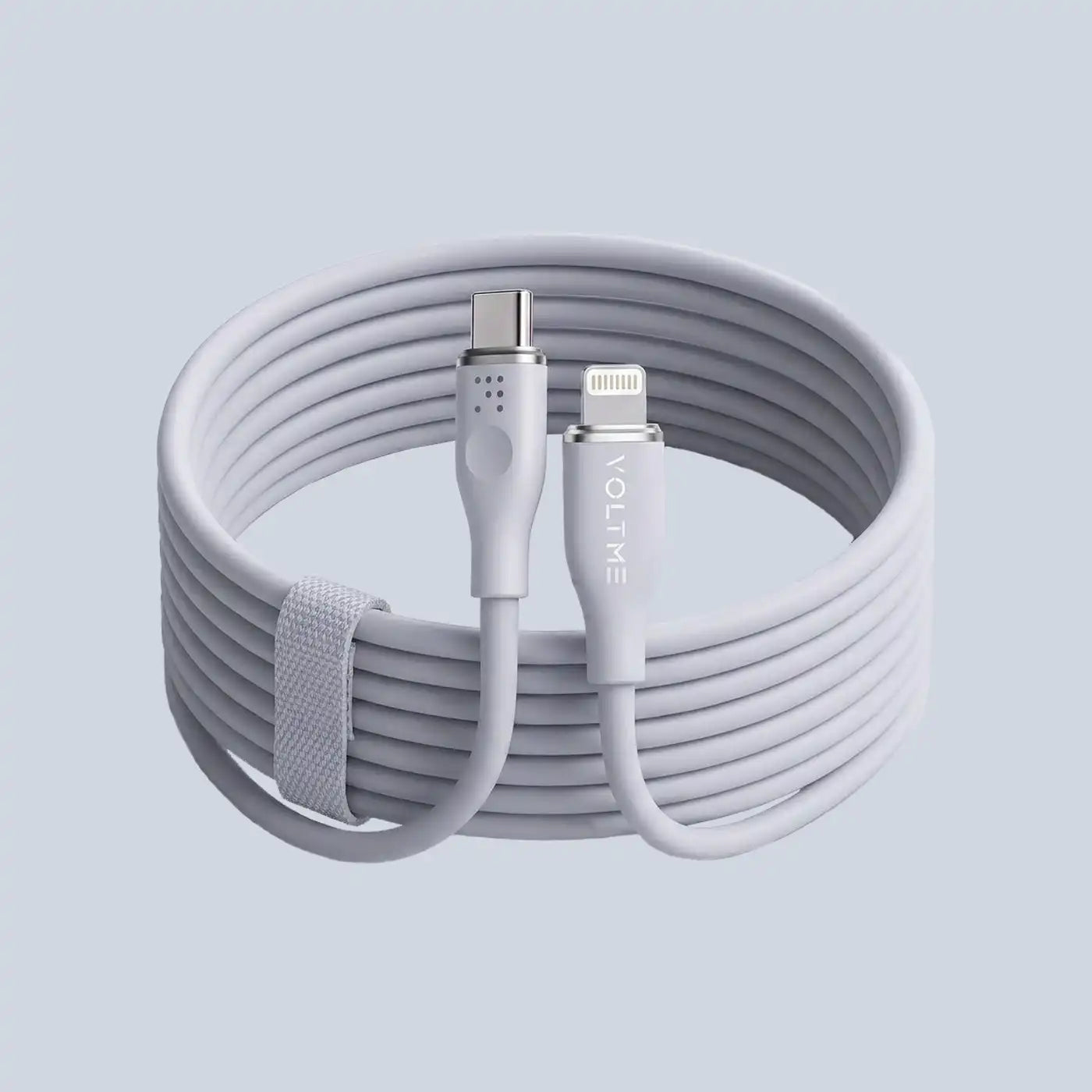 Voltme Powerlink Moss Liquid Silicon Cable Type C to Lightning 3A 1 2M product photo