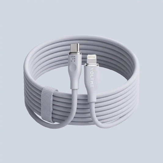 Voltme Powerlink Moss Liquid Silicon Cable Type C to Lightning 3A 1 2M product photo