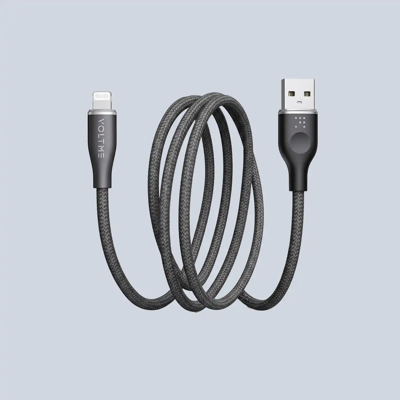 Voltme Powerlink Rugg Double Nylon Cable USB A to Lightning 3A 1 2M Zinc-Alloy