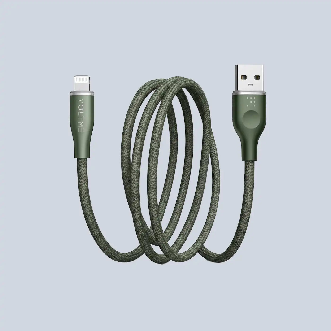 Voltme Powerlink Rugg Double Nylon Cable USB A to Lightning 3A 1 2M Zinc-Alloy