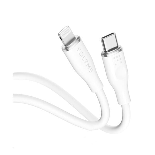 Voltme Powerlink Moss Liquid Silicon Cable Type C to Lightning 3A 1 2M