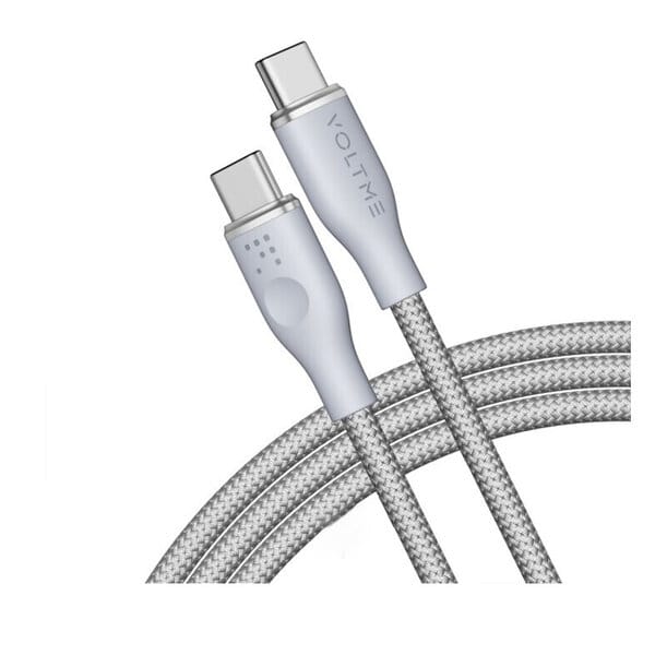 Voltme Powerlink Rugg Double Nylon Cable Type C to Type C 5A 1M 100W Emarker