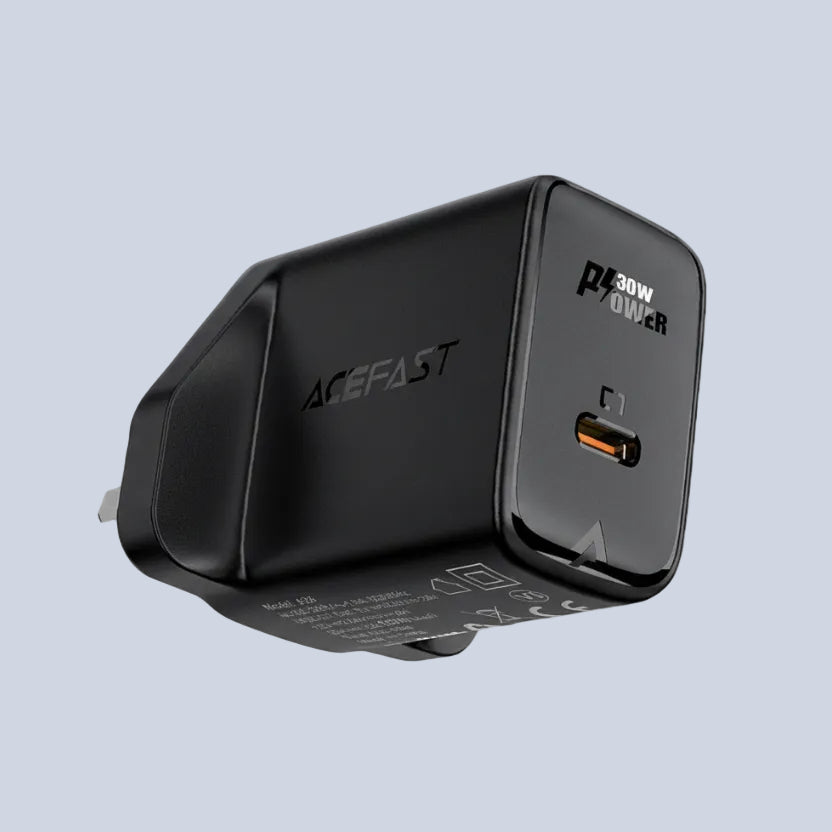 Acefast A24 PD30W GaN single USB-C charger UK