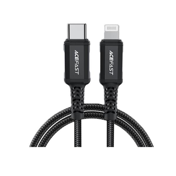 Acefast C4-01 USB-C to Lightning aluminum alloy charging data cable 1 8m product photo
