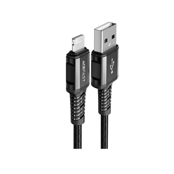 Acefast C1-02 USB-A to Lightning aluminum alloy charging data cable product photo