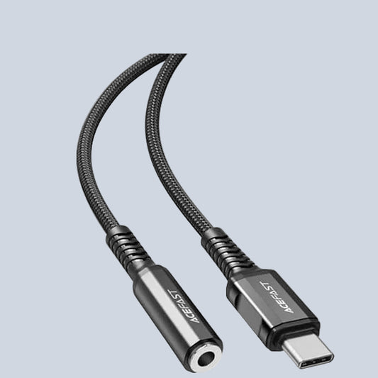 Acefast C1-07 Adapter USB-C to mini jack 3 5mm 18cm black product photo