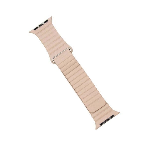 Levore Leather Watch Band for Apple Watch 44 45 49mm -Cream