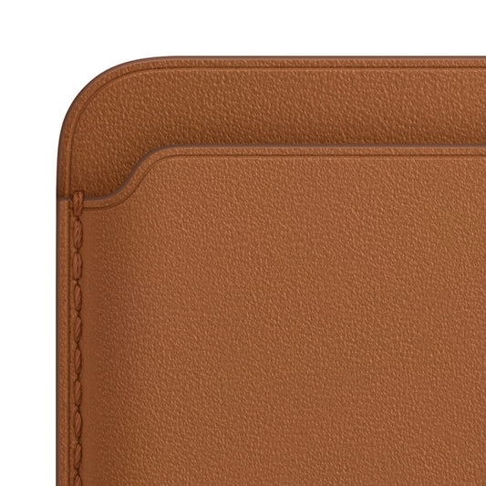 Apple iPhone Leather Wallet + MagSafe-Saddle Brown product photo