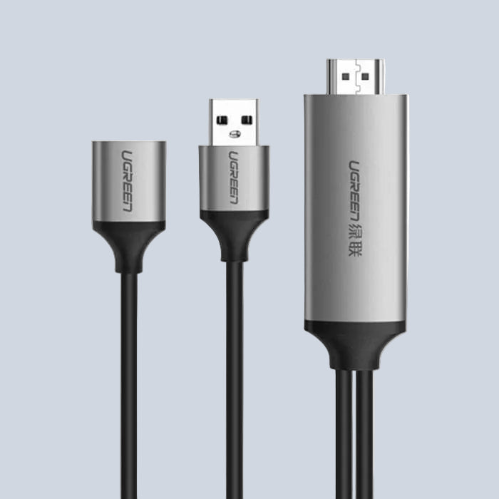 Ugreen USB To HDMI Digital AV Adapter 1 5M GRAY product photo