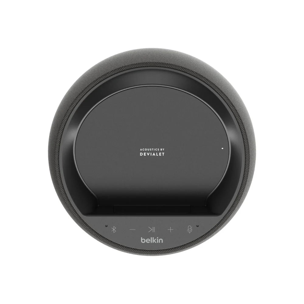 Belkin Soundform Elite Hi-Fi Smart Speaker with Wireless Charger - Black