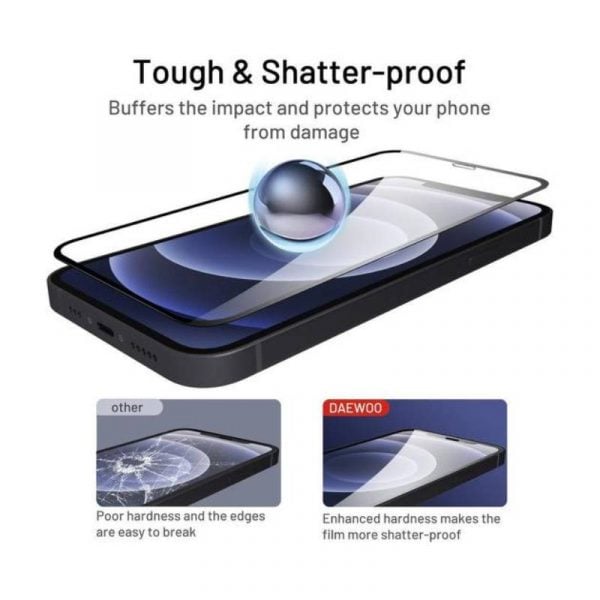 Daewoo iPhone 12 Pro Tempered Glass Screen Protector 6 1 additional product image