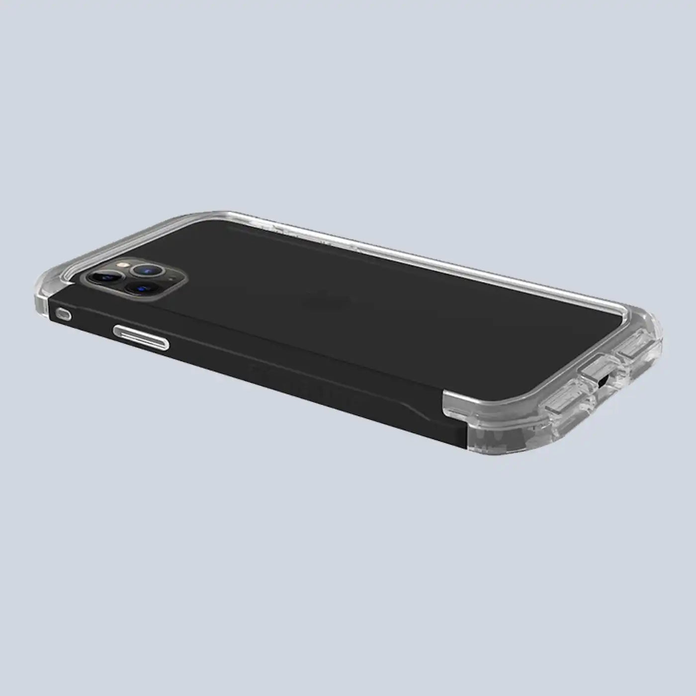 جراب Element Case لهاتف iPhone 11 Pro Max - شفاف/أسود مصمت