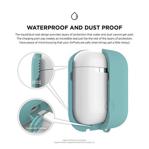 Elago AirPods Waterproof Case - Coral Blue product photo