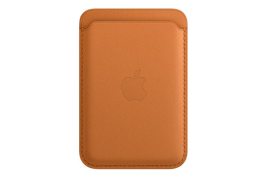Apple iPhone Leather Wallet with Magsafe Golden Brown