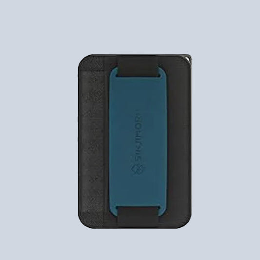 Sinjimoru M-Grip 3 in 1 Magsafe Wallet Grip & Stand - Blue product photo