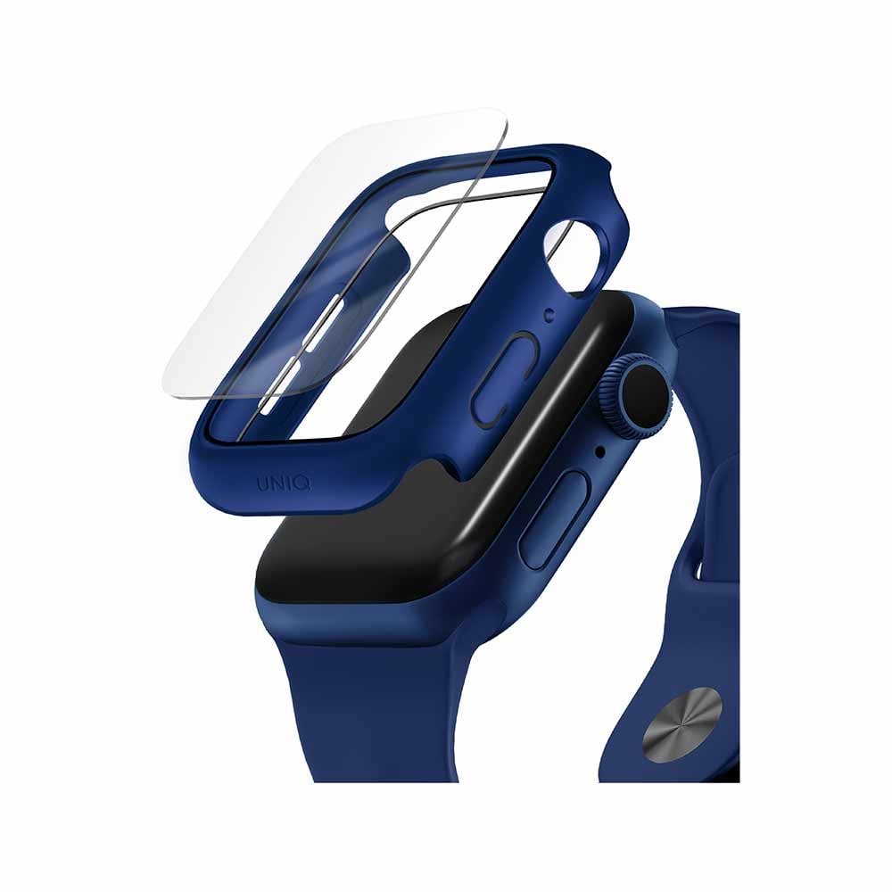 Uniq Nautic Apple Watch Series 6 Screen Protector 44mm - Blue product photo