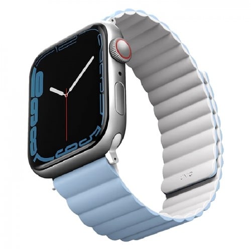 Uniq Revix Magnetic Apple Watch Strap 41mm - White Blue product photo