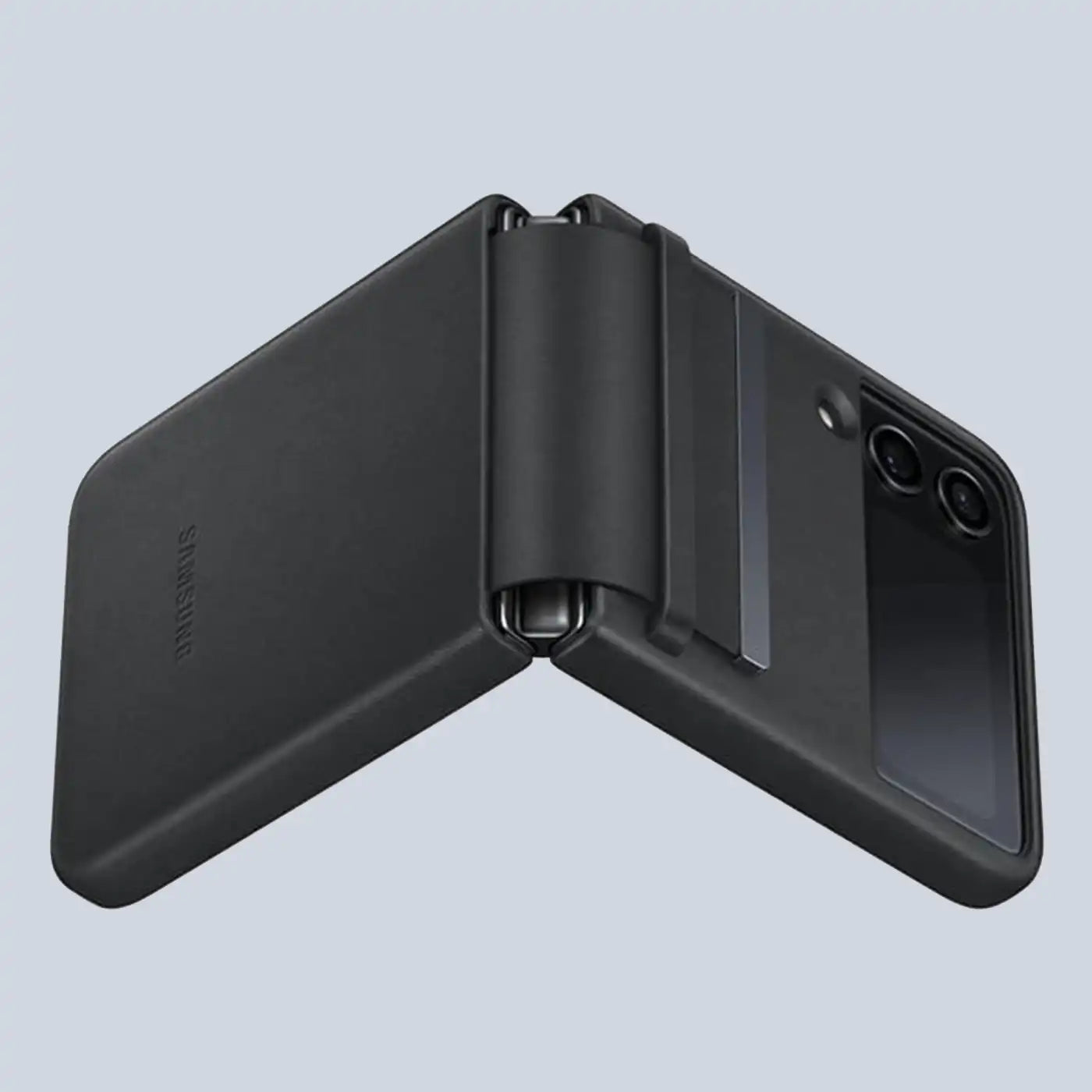 Samsung Flap Leather Cover for Galaxy Z Flip4 (Black)