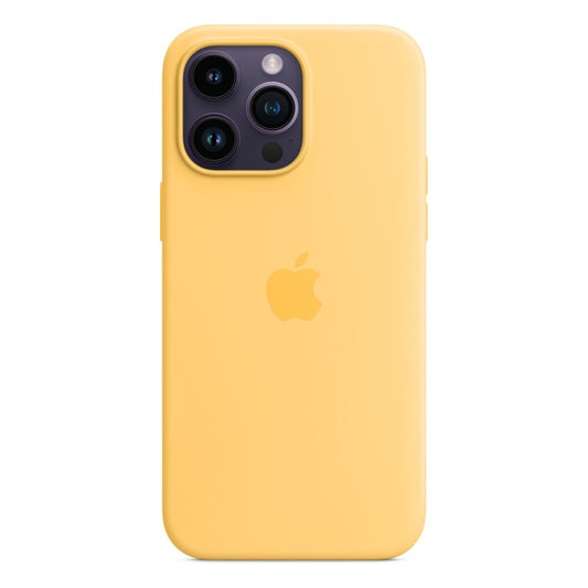 Apple iPhone 14 Pro Max Silicone Case w MagSafe - Sunglow product photo