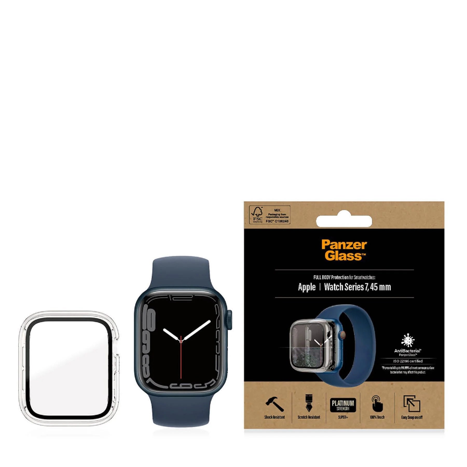 PanzerGlass Full Body Apple Watch 7 45mm - Clear additional product image