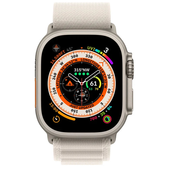Apple Watch Ultra GPS+Cellular Starlight Alpine Loop Titanium Case S- 49MM product photo
