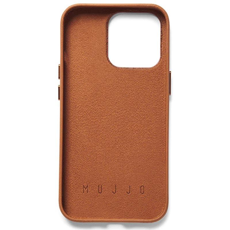 Mujjo iPhone 14 Full Leather Case with MagSafe - Tan