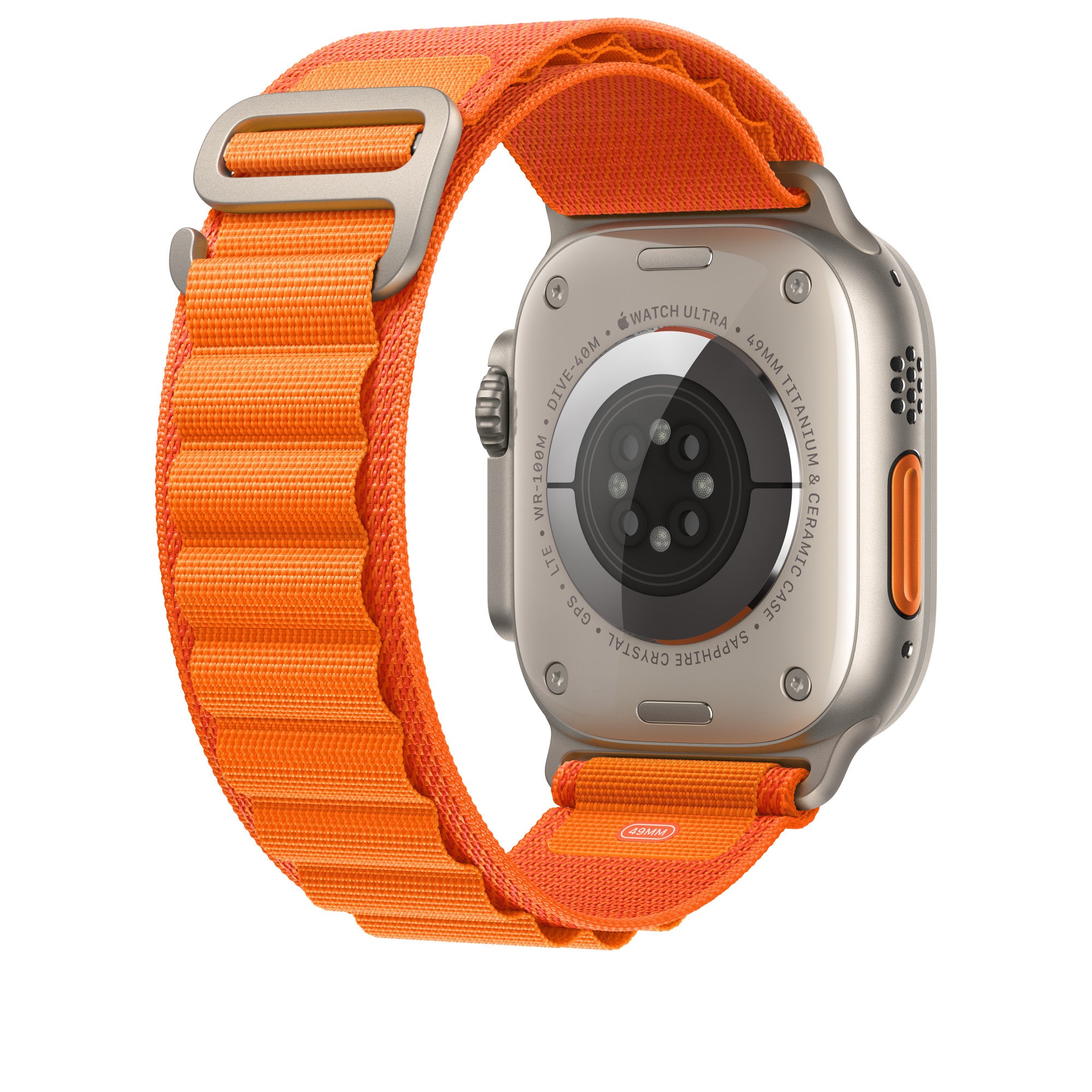 Apple Watch 49mm Orange Alpine Loop - Large additional product image