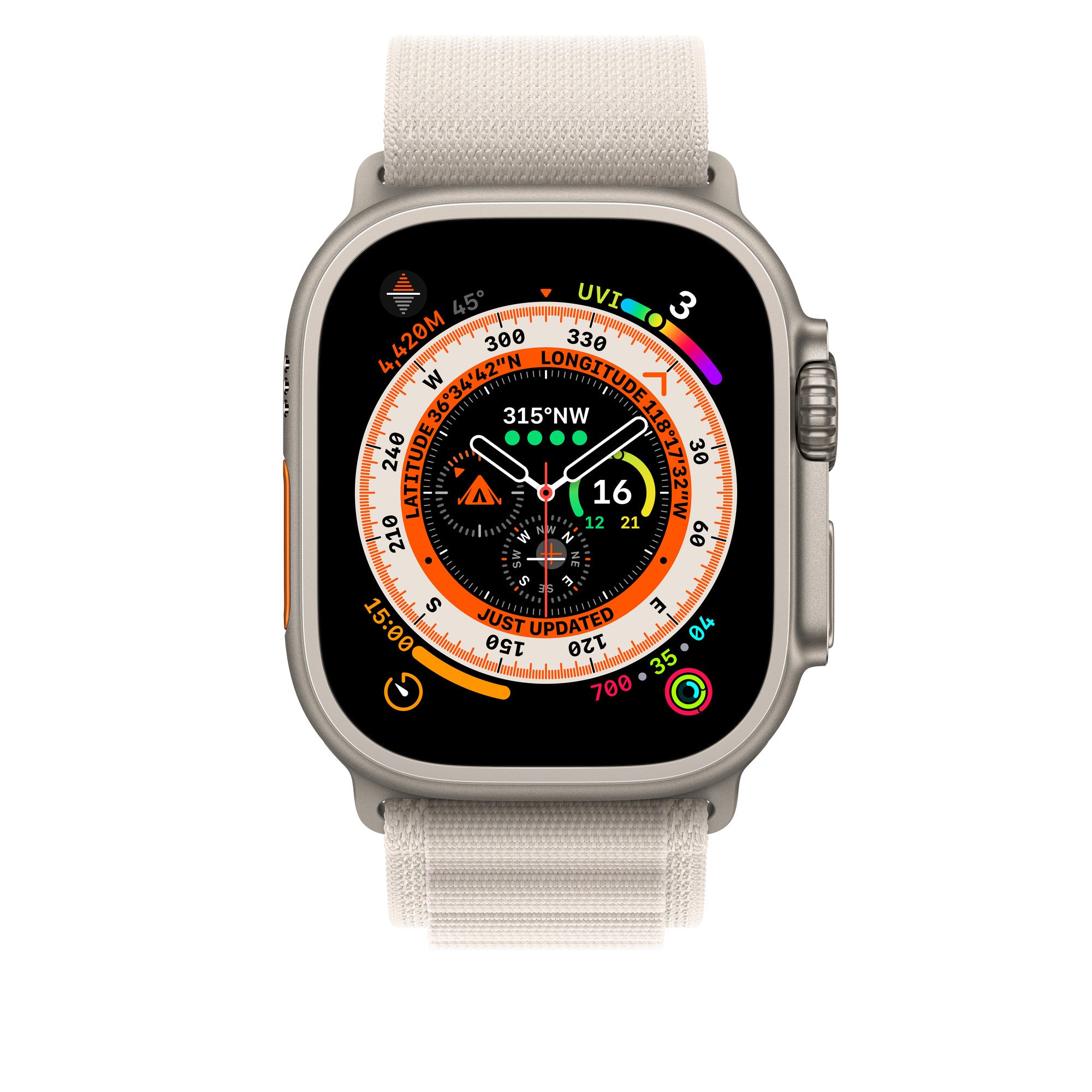 Apple Watch Strap 49mm Starlight Alpine Loop - Medium additional product image