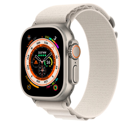 Apple Watch Strap 49mm Starlight Alpine Loop - Small product photo