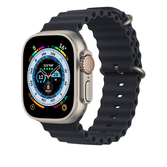 Apple Watch Strap 49mm Ocean Band -Midnight product photo