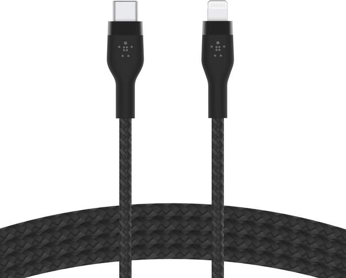 Belkin BoostCharge Pro Flex USB-C to Lightning Cable 1M - Black product photo