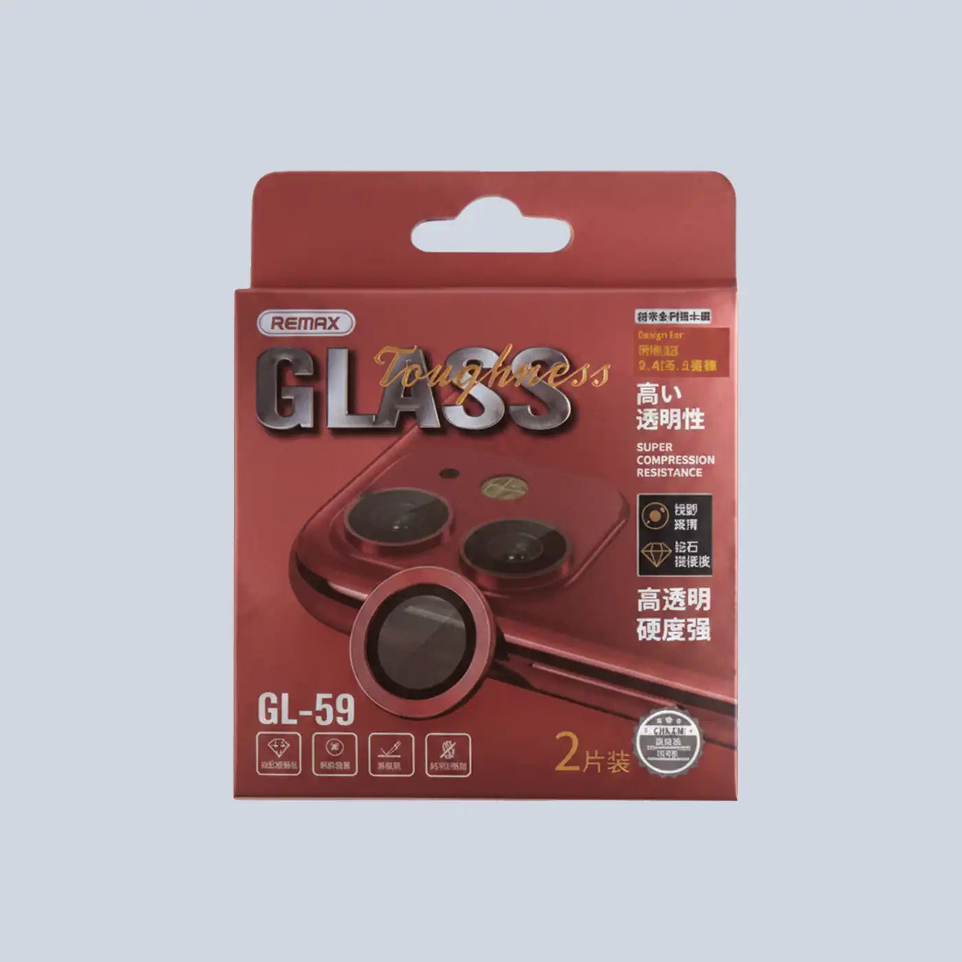 ⁦Remax Glass Camera Creation Series - Pink for iPhone 14/14 Plus⁩